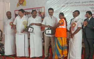 தூய்மைப் பணியாளர்களுக்கு உணவு வழங்கும் விரிவாக்க திட்டம்: தொடக்கி வைத்த முதல்வர்!